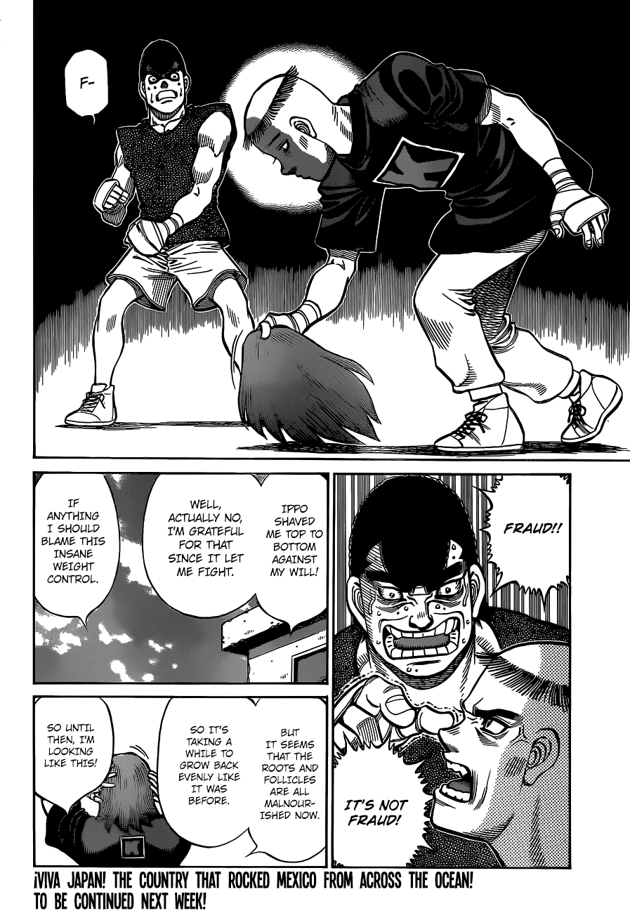 Hajime no Ippo Chapter 1315 page 12 - Chapter 1315: Adios