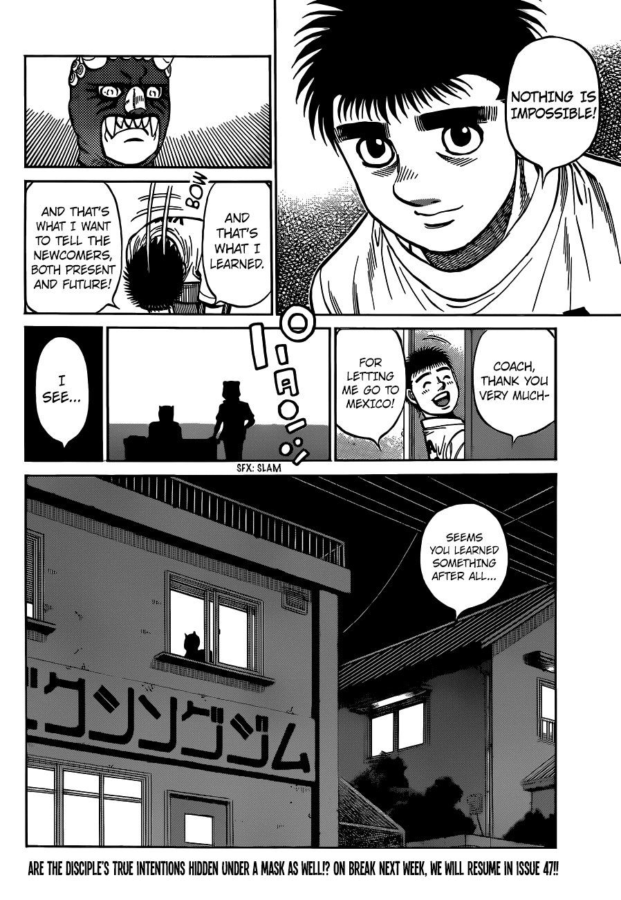 Hajime no Ippo Chapter 1316 page 19 - Chapter 1316: I'm Home, Japan!