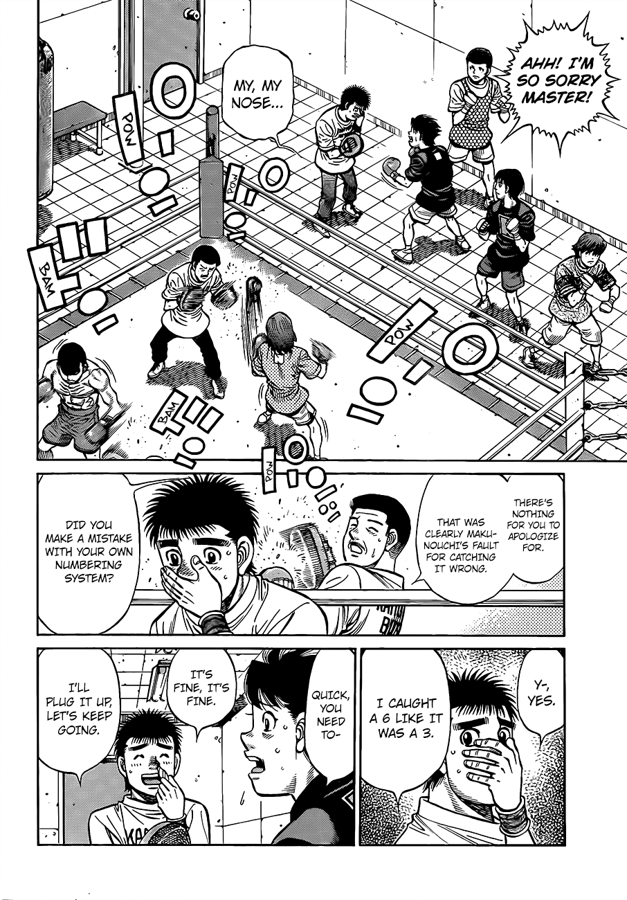 Hajime no Ippo Chapter 1317 page 3 - Chapter 1317: The Secret Behind Holding Mitts