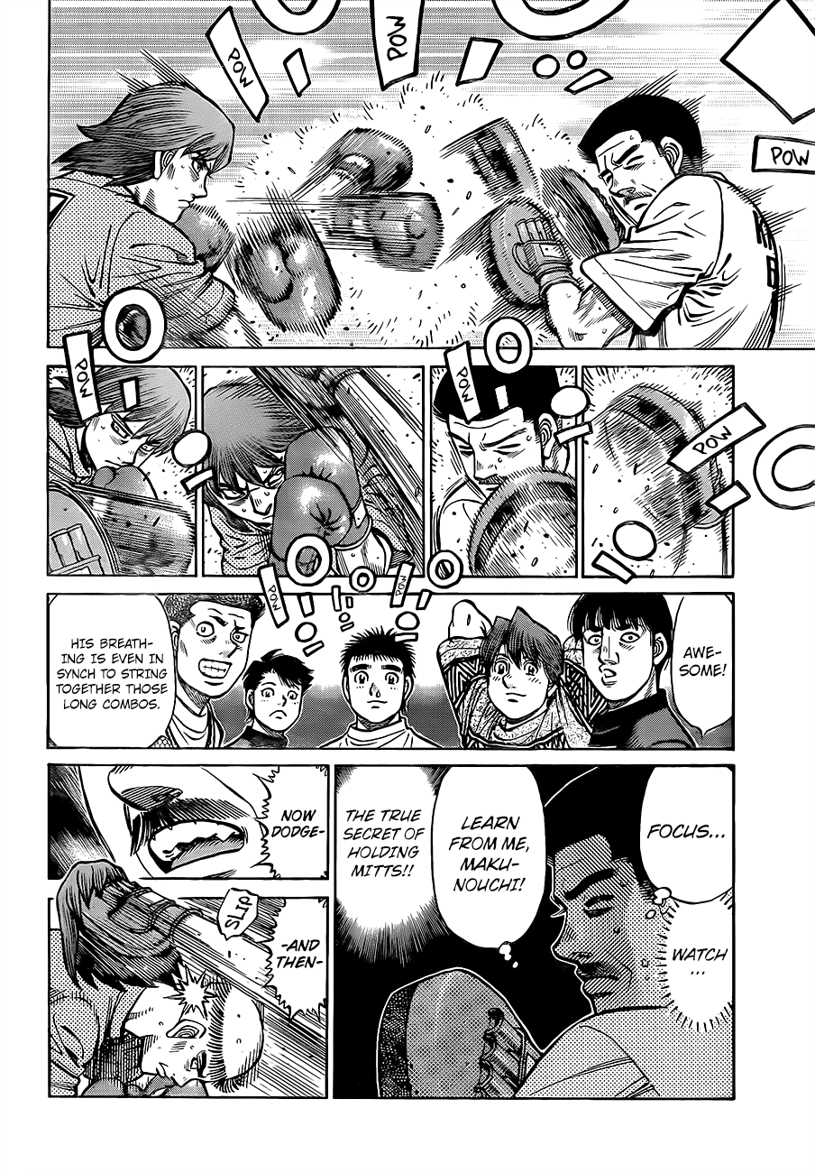 Hajime no Ippo Chapter 1317 page 5 - Chapter 1317: The Secret Behind Holding Mitts