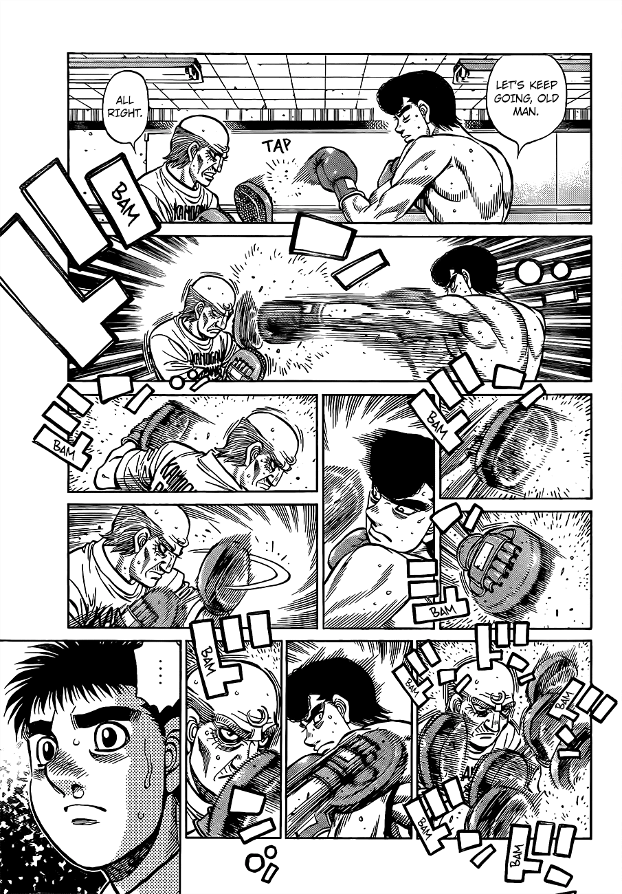 Hajime no Ippo Chapter 1317 page 8 - Chapter 1317: The Secret Behind Holding Mitts