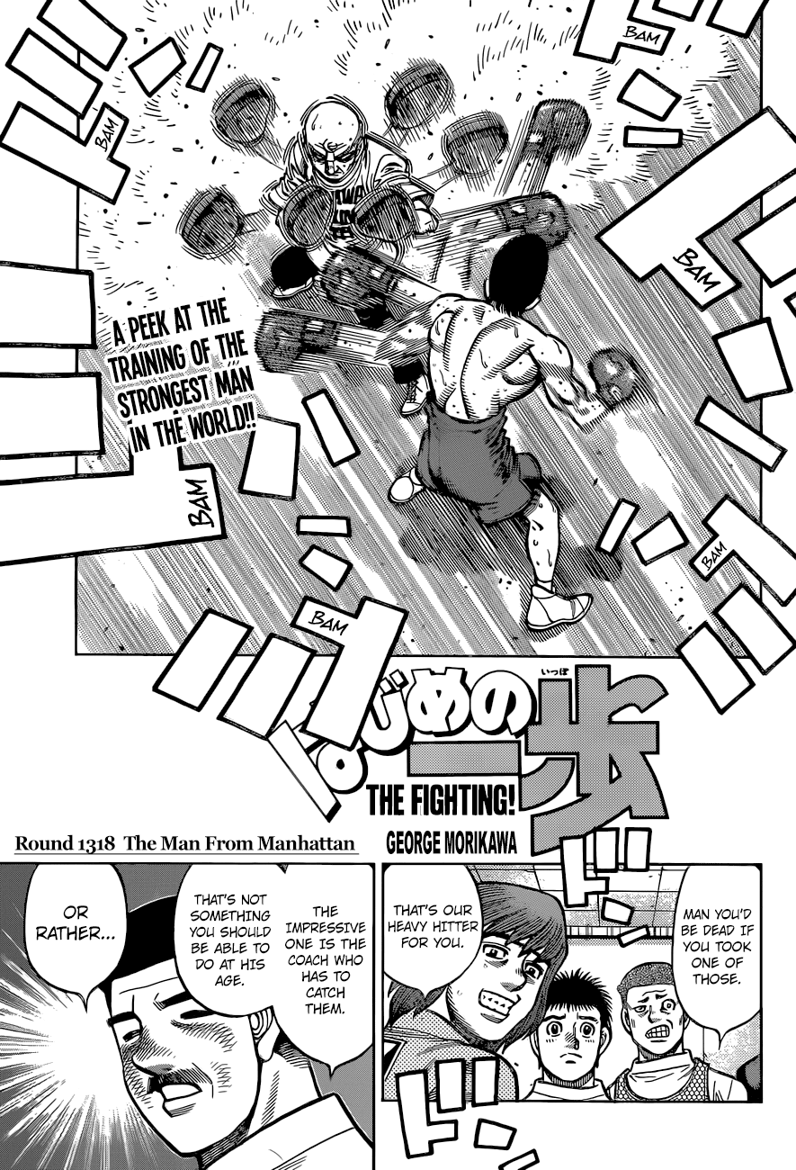 Hajime no Ippo Chapter 1318 page 1 - Chapter 1318: The Man From Manhattan