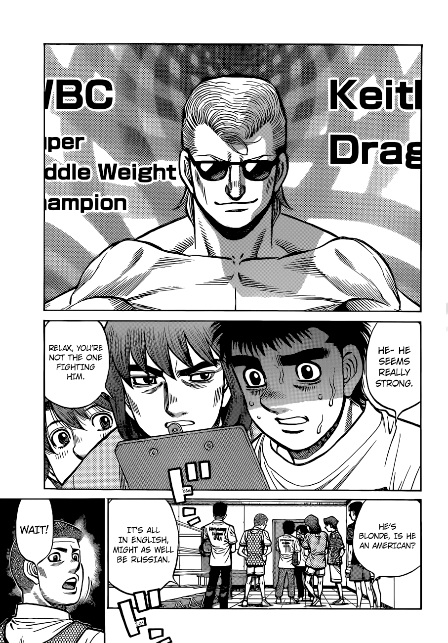 Hajime no Ippo Chapter 1318 page 10 - Chapter 1318: The Man From Manhattan