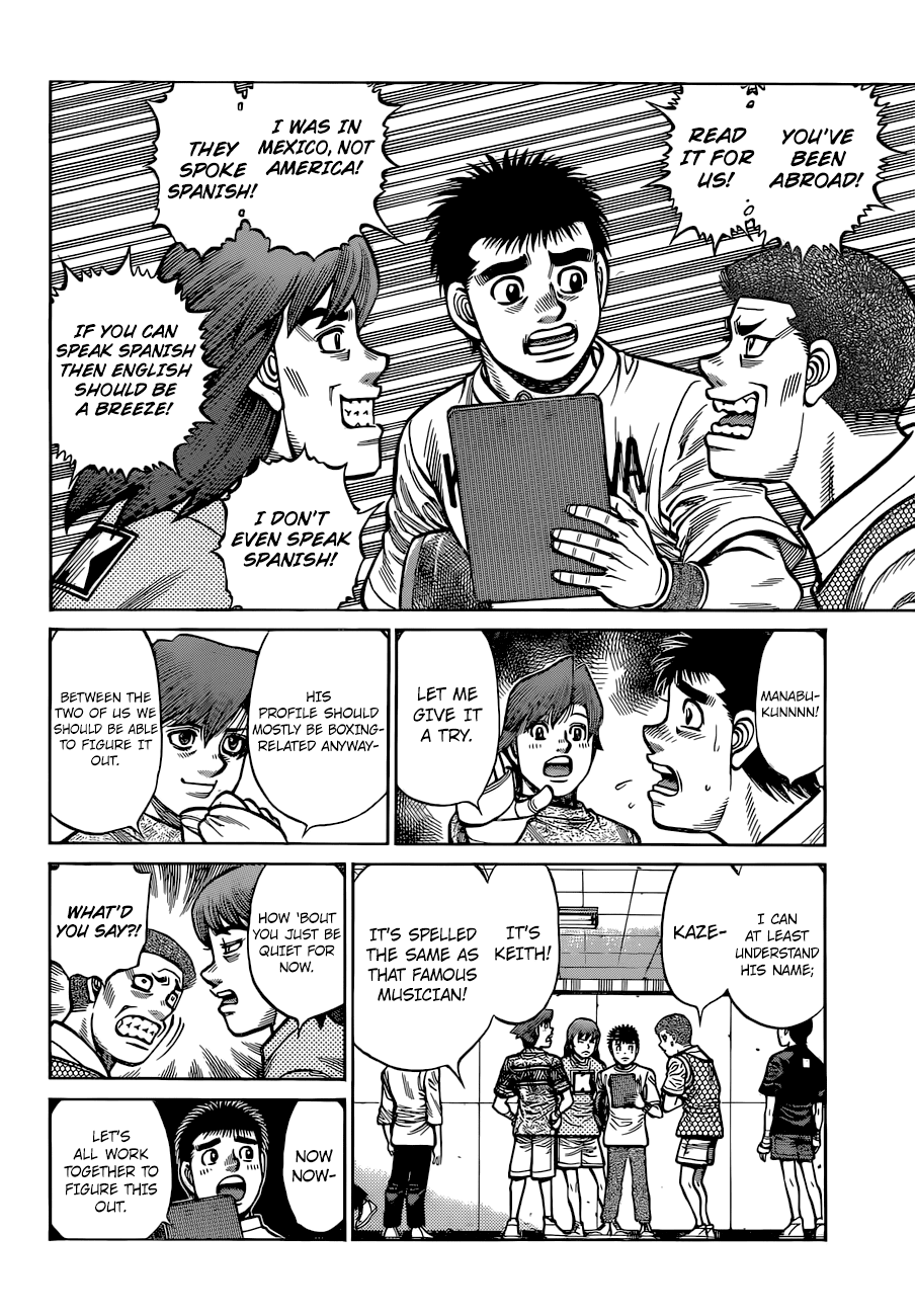 Hajime no Ippo Chapter 1318 page 11 - Chapter 1318: The Man From Manhattan