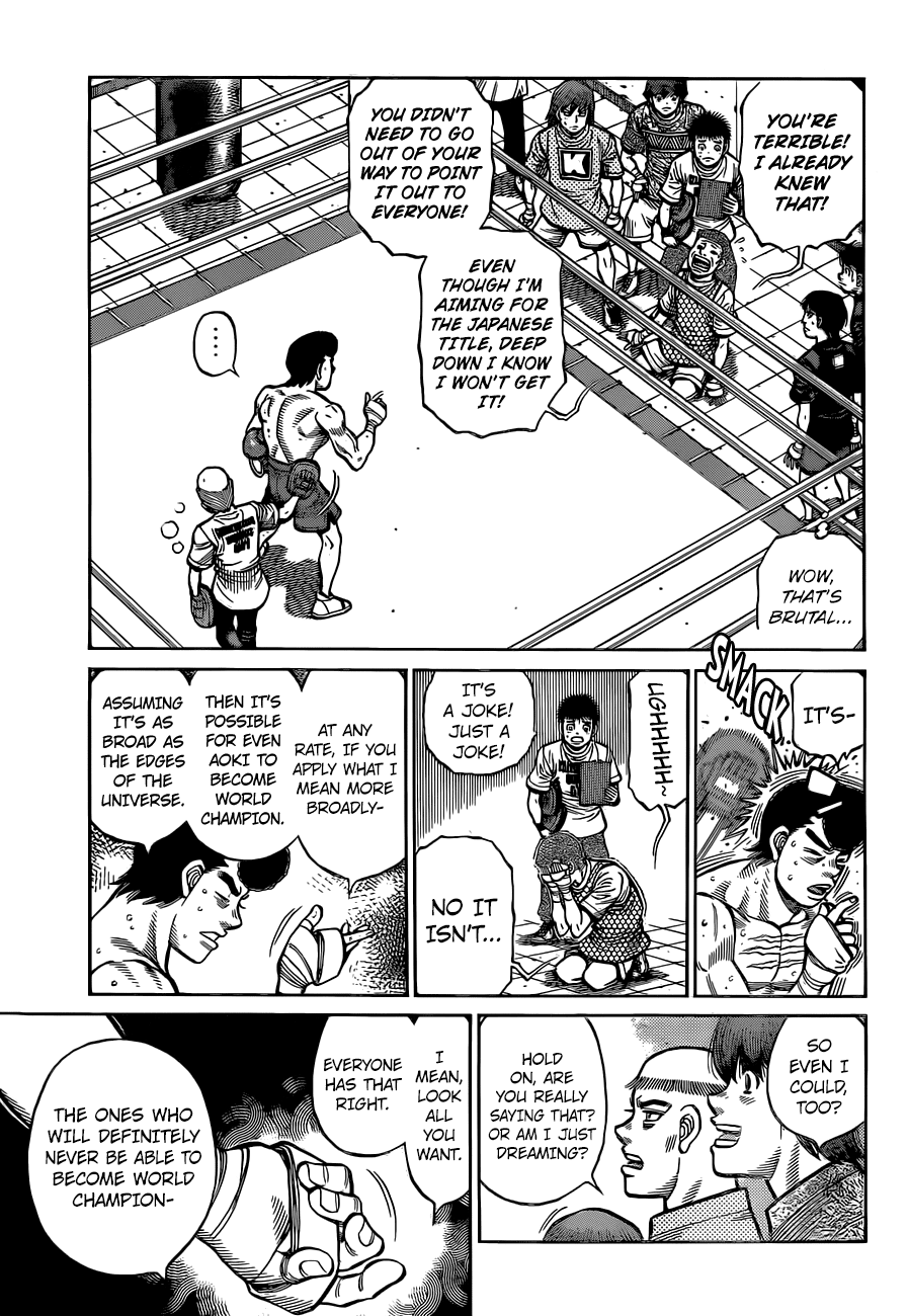 Hajime no Ippo Chapter 1319 page 5 - Chapter 1319: The Conditions For Being Champion