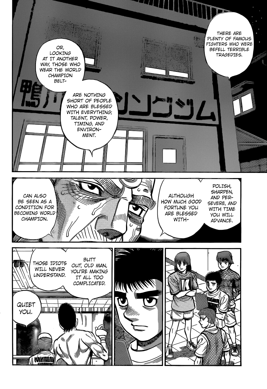 Hajime no Ippo Chapter 1319 page 8 - Chapter 1319: The Conditions For Being Champion