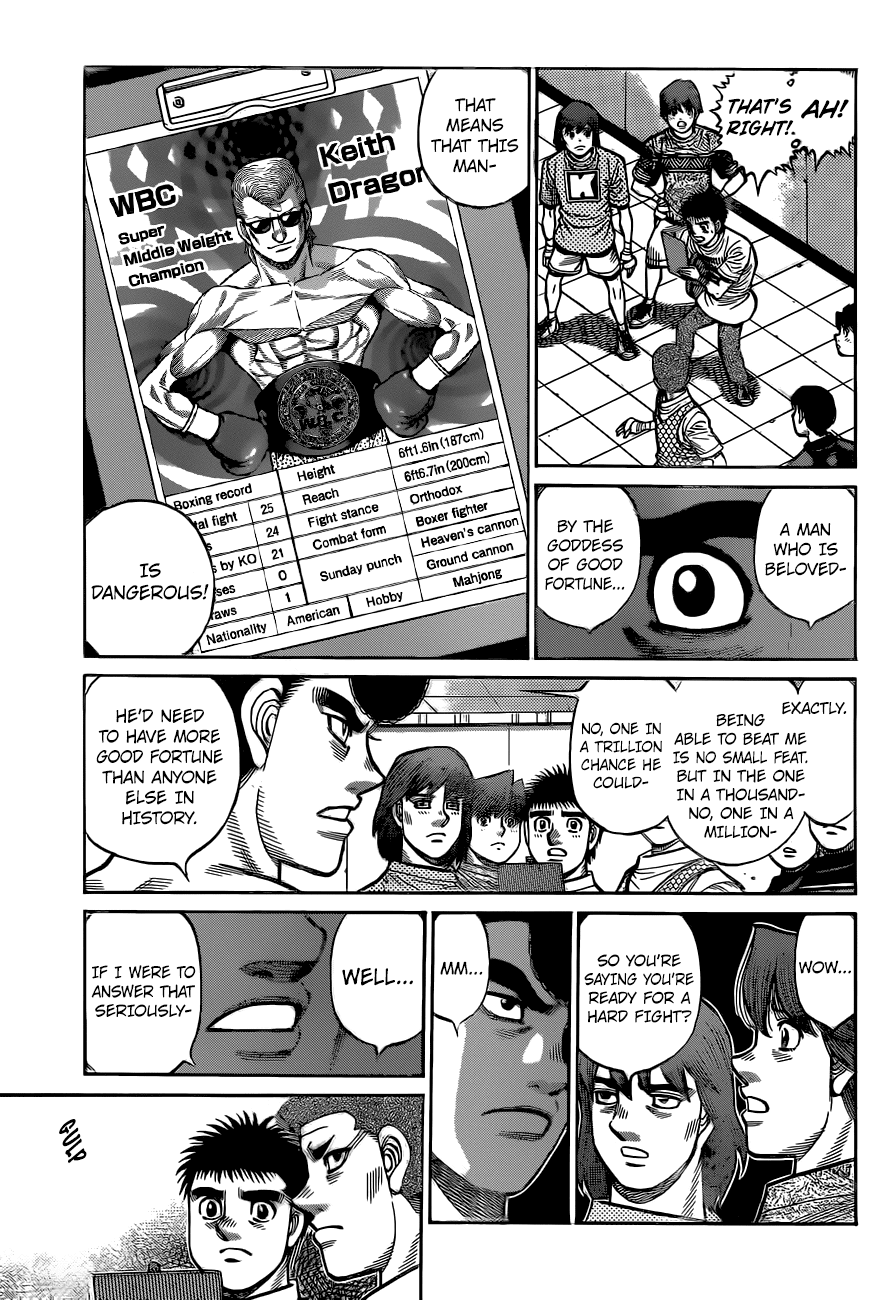 Hajime no Ippo Chapter 1319 page 9 - Chapter 1319: The Conditions For Being Champion