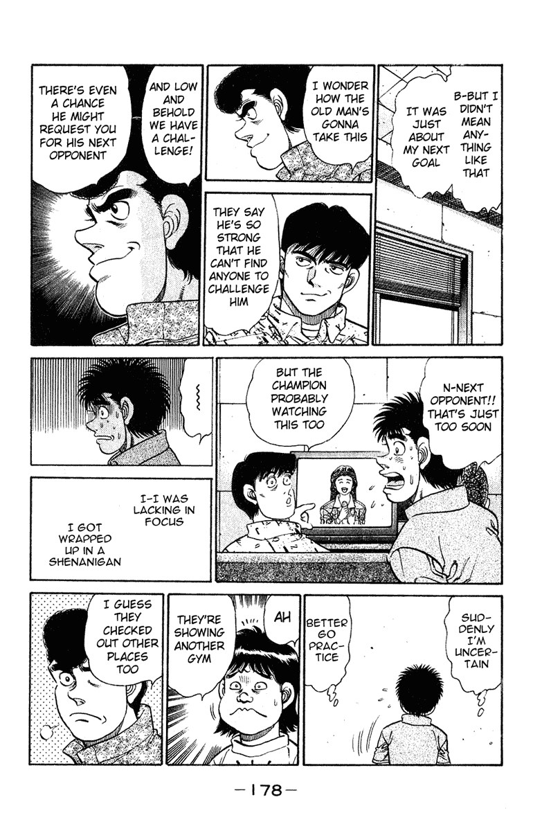 Hajime no Ippo Chapter 132.2 page 15 - Chapter 132 v2 : An Interview from an Idol