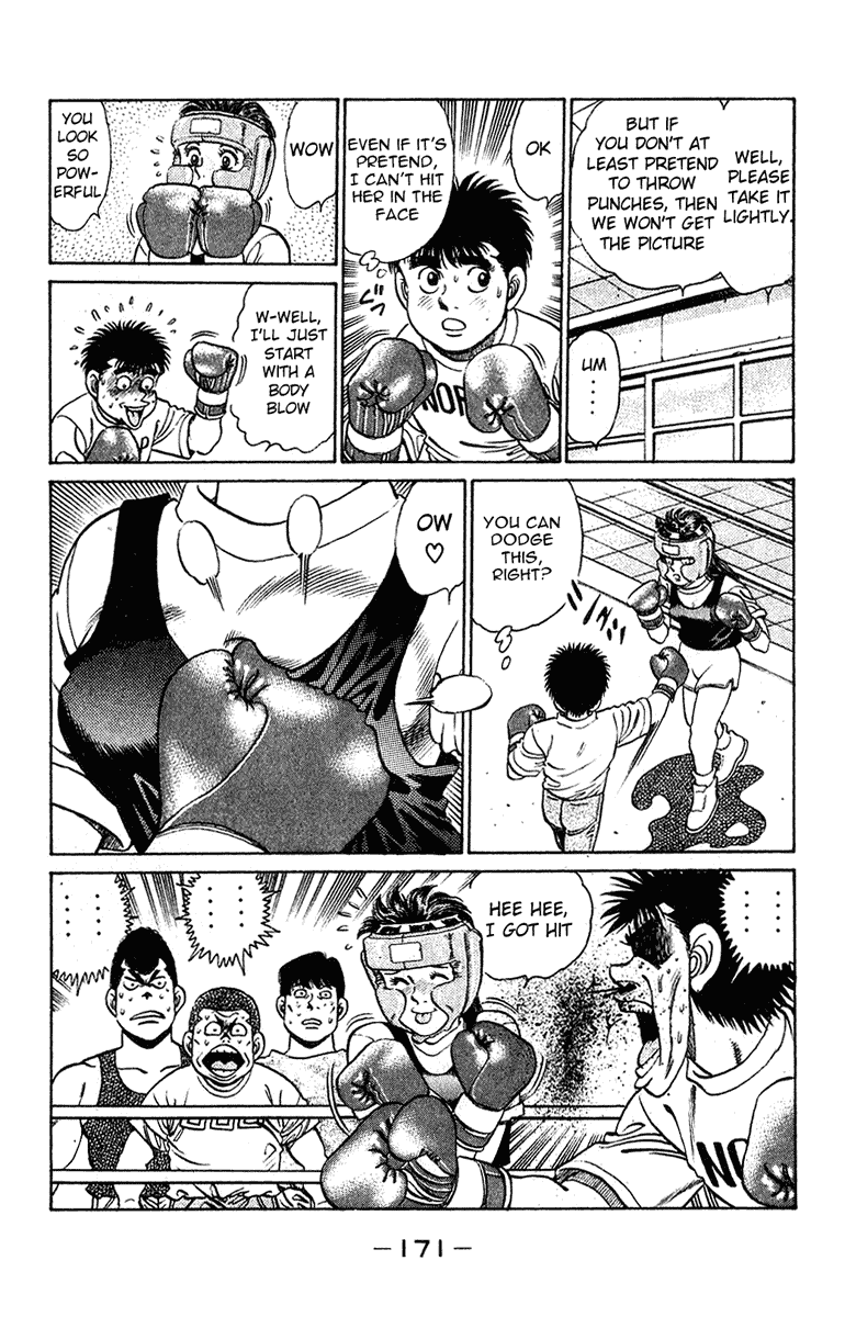 Hajime no Ippo Chapter 132.2 page 8 - Chapter 132 v2 : An Interview from an Idol