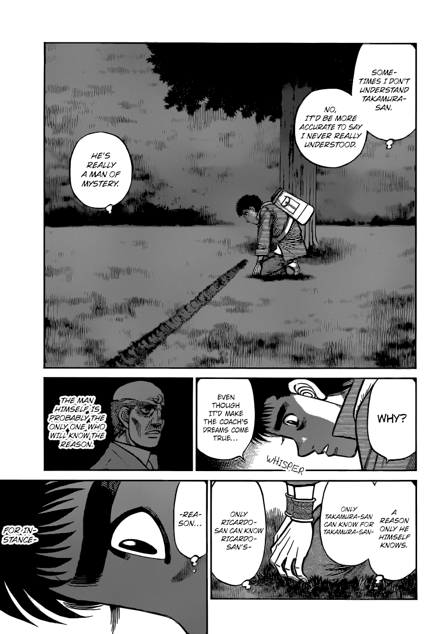 Hajime no Ippo Chapter 1320 page 12 - Chapter 1320: Takamura’s Reasons