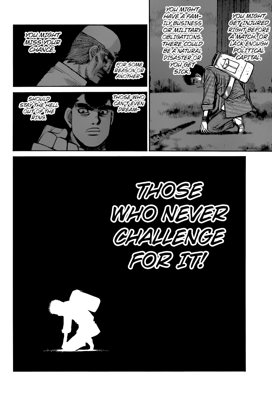Hajime no Ippo Chapter 1320 page 13 - Chapter 1320: Takamura’s Reasons