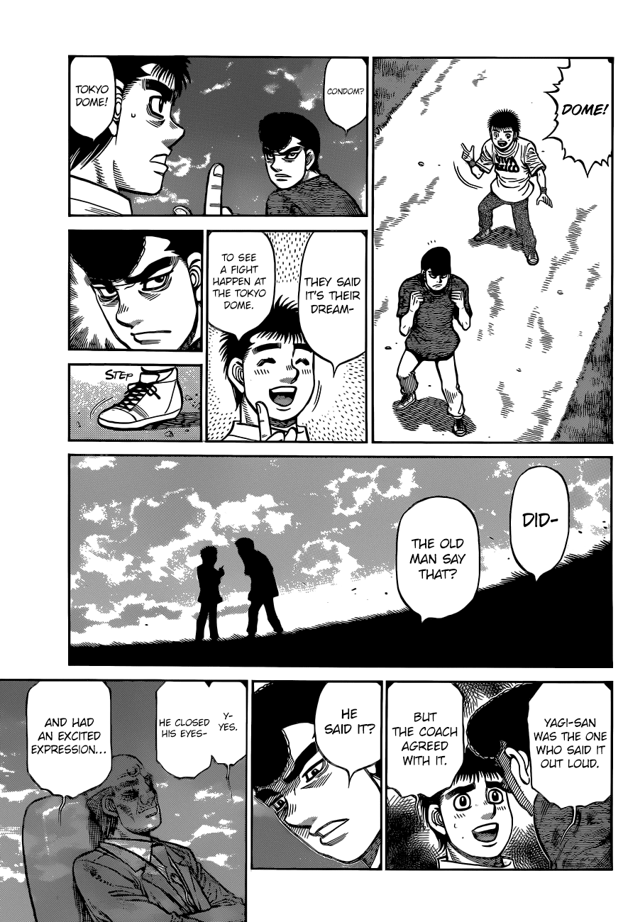 Hajime no Ippo Chapter 1321 page 10 - Chapter 1321: His Back Says Everything