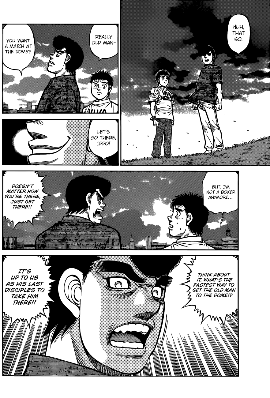 Hajime no Ippo Chapter 1321 page 11 - Chapter 1321: His Back Says Everything
