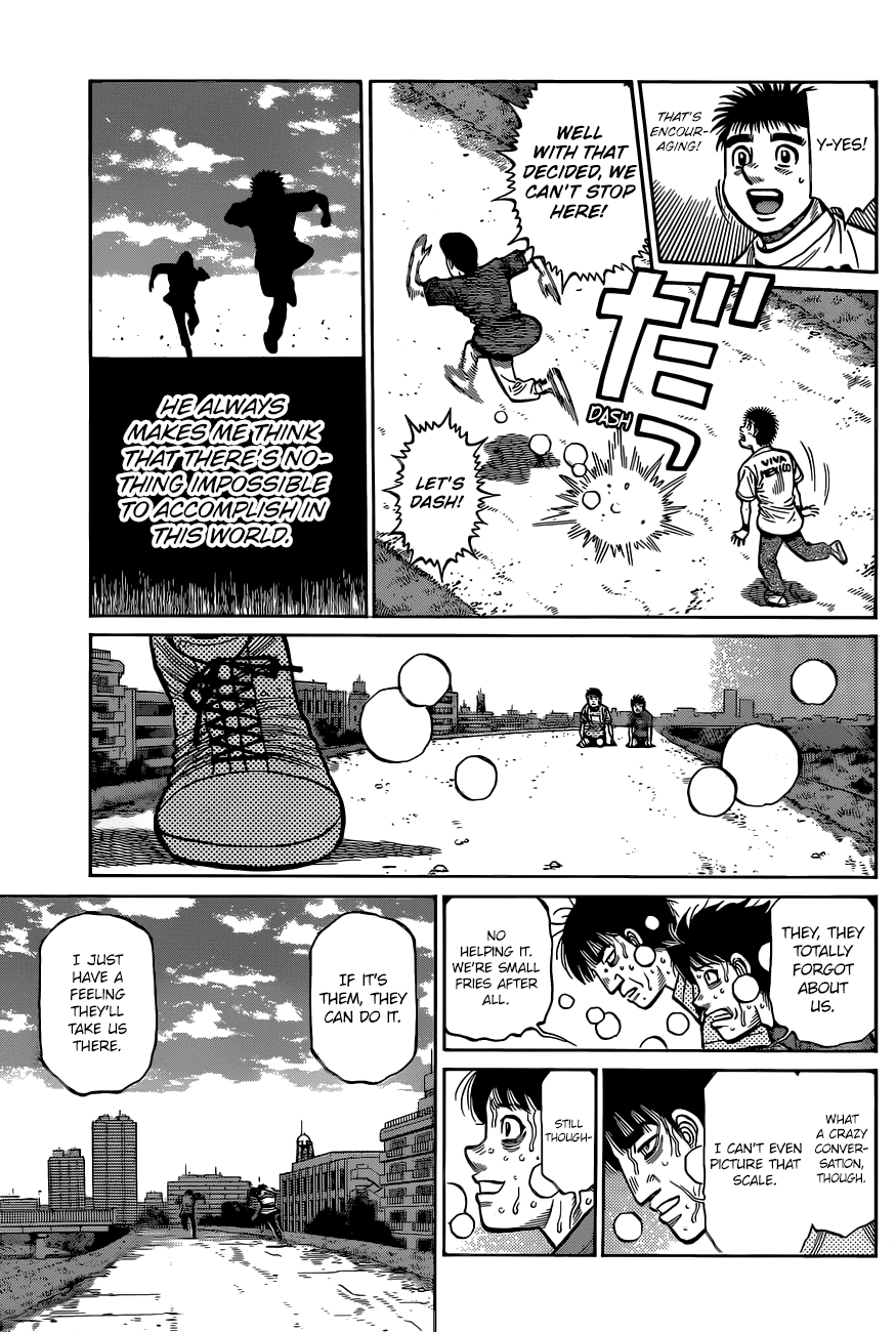 Hajime no Ippo Chapter 1321 page 12 - Chapter 1321: His Back Says Everything