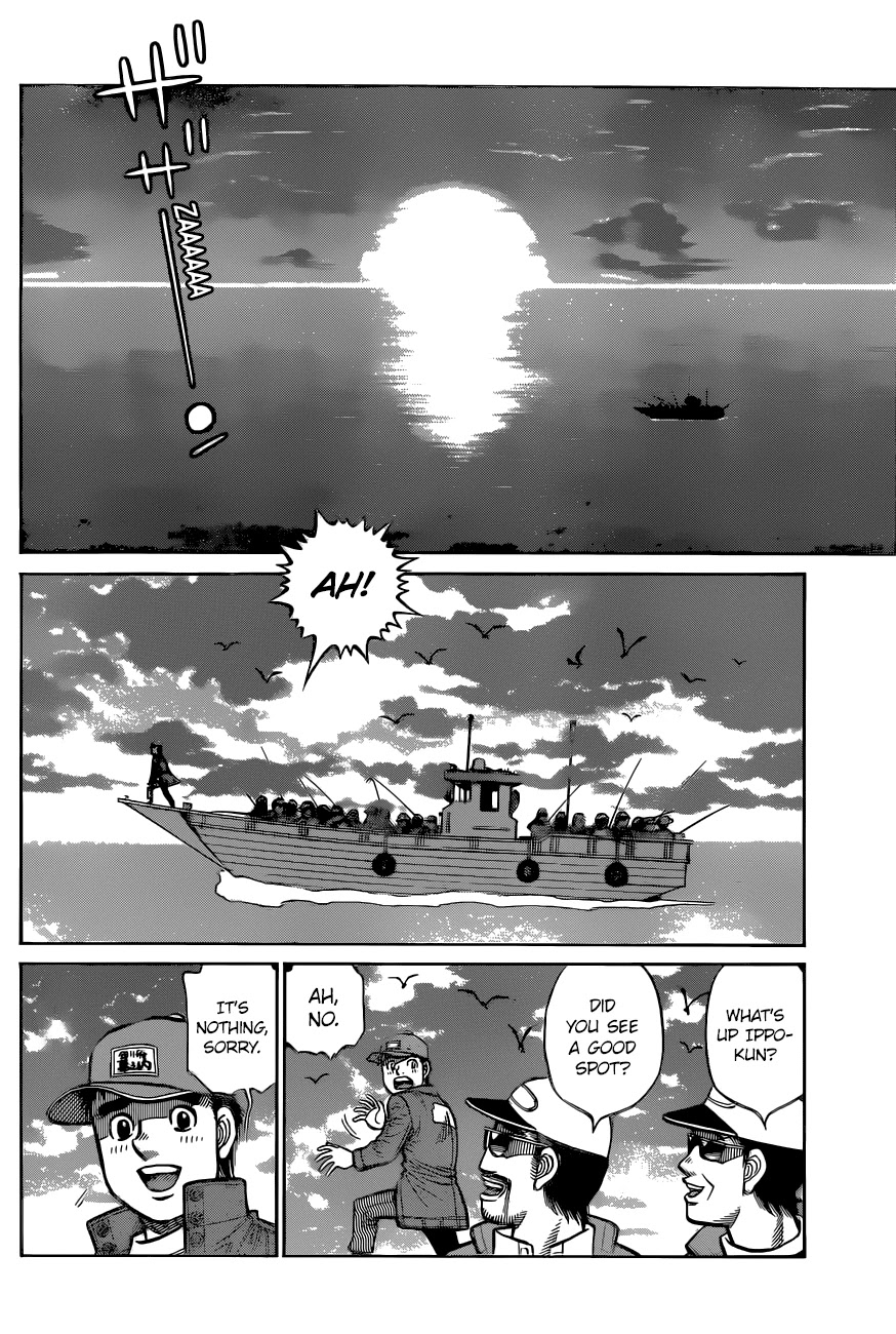 Hajime no Ippo Chapter 1321 page 14 - Chapter 1321: His Back Says Everything