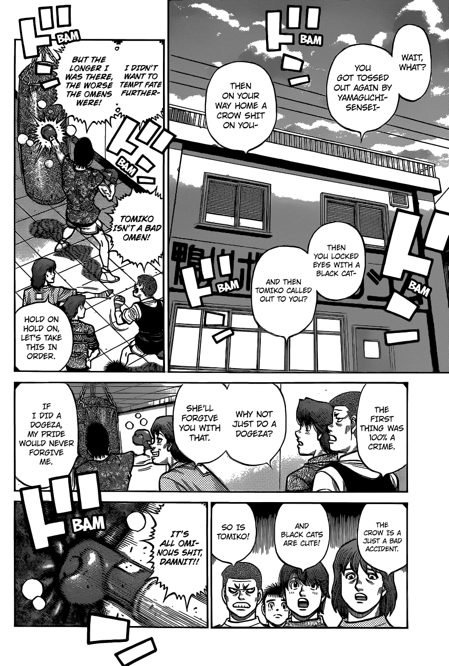 Hajime no Ippo Chapter 1321 page 18 - Chapter 1321: His Back Says Everything