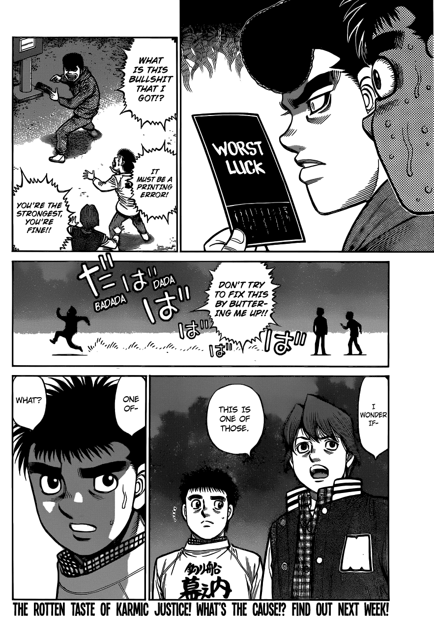 Hajime no Ippo Chapter 1321 page 20 - Chapter 1321: His Back Says Everything