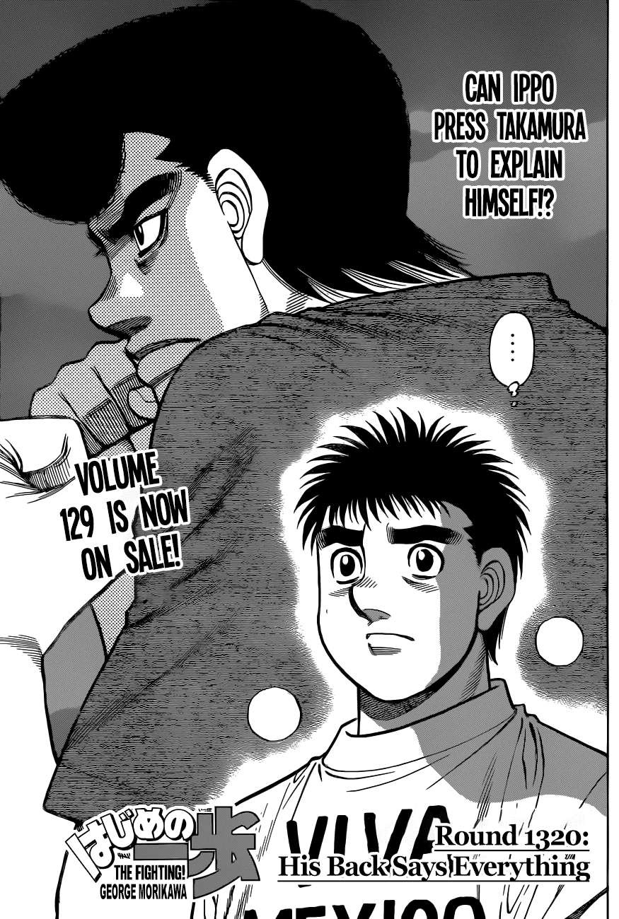 Hajime no Ippo Chapter 1321 page 4 - Chapter 1321: His Back Says Everything