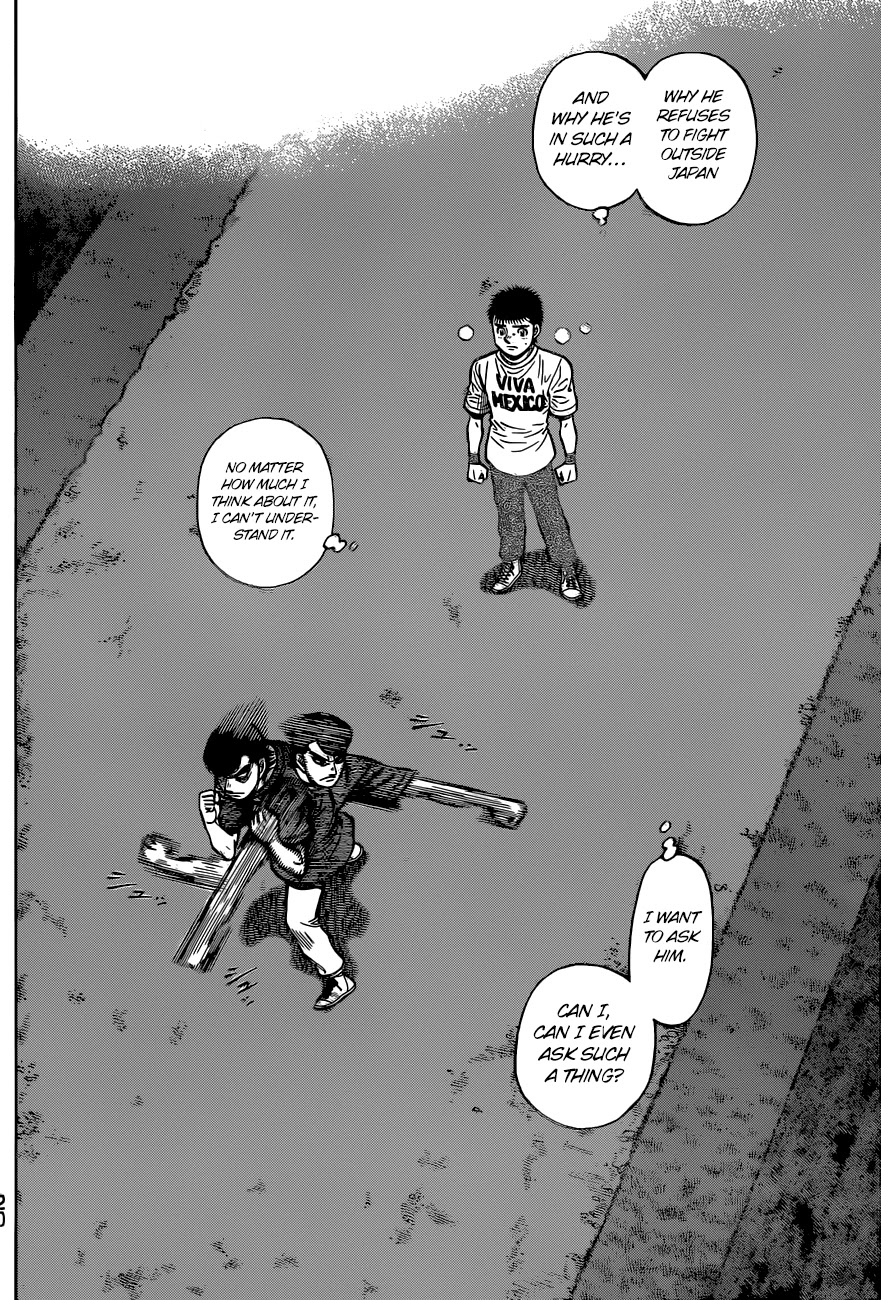Hajime no Ippo Chapter 1321 page 5 - Chapter 1321: His Back Says Everything