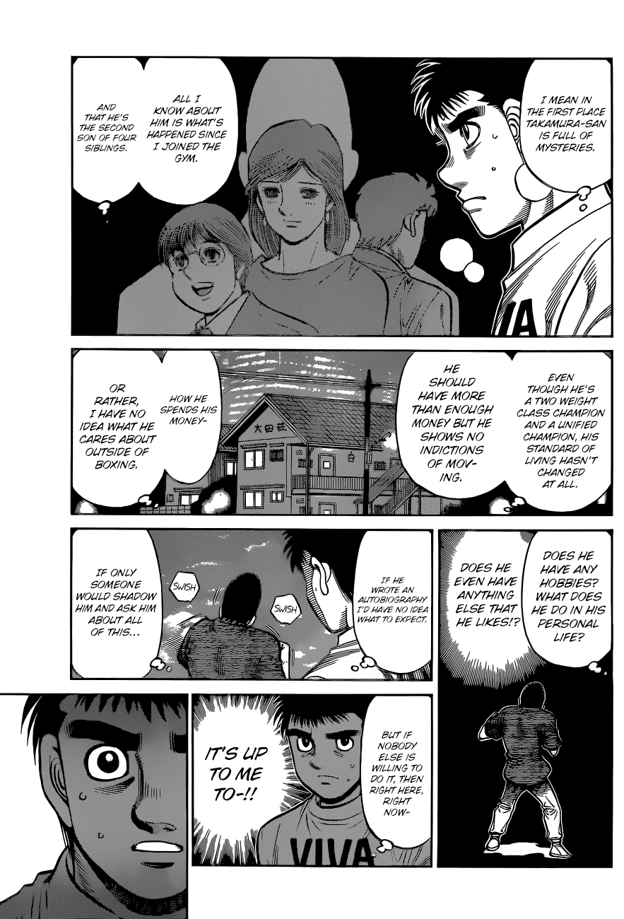 Hajime no Ippo Chapter 1321 page 6 - Chapter 1321: His Back Says Everything