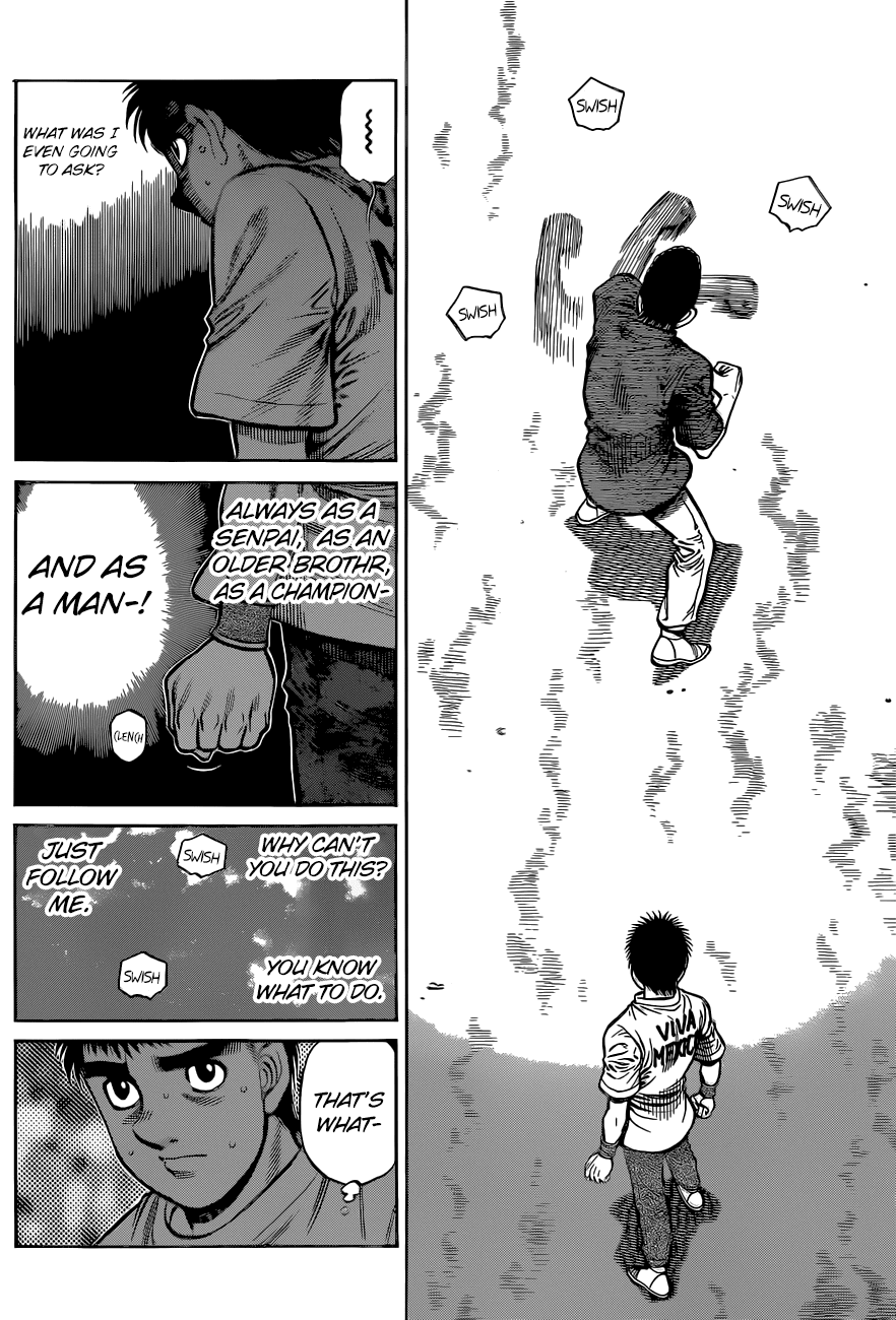 Hajime no Ippo Chapter 1321 page 7 - Chapter 1321: His Back Says Everything