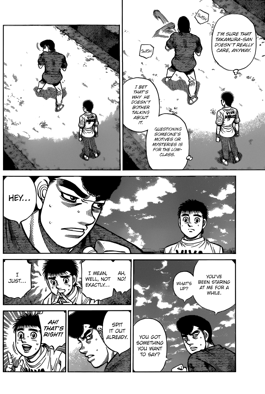 Hajime no Ippo Chapter 1321 page 9 - Chapter 1321: His Back Says Everything
