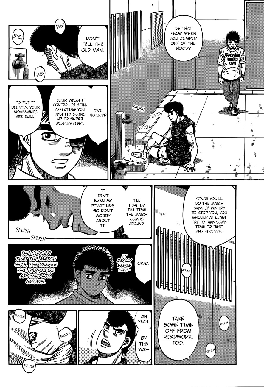 Hajime no Ippo Chapter 1323 page 13 - Chapter 1323: News of Bad Luck