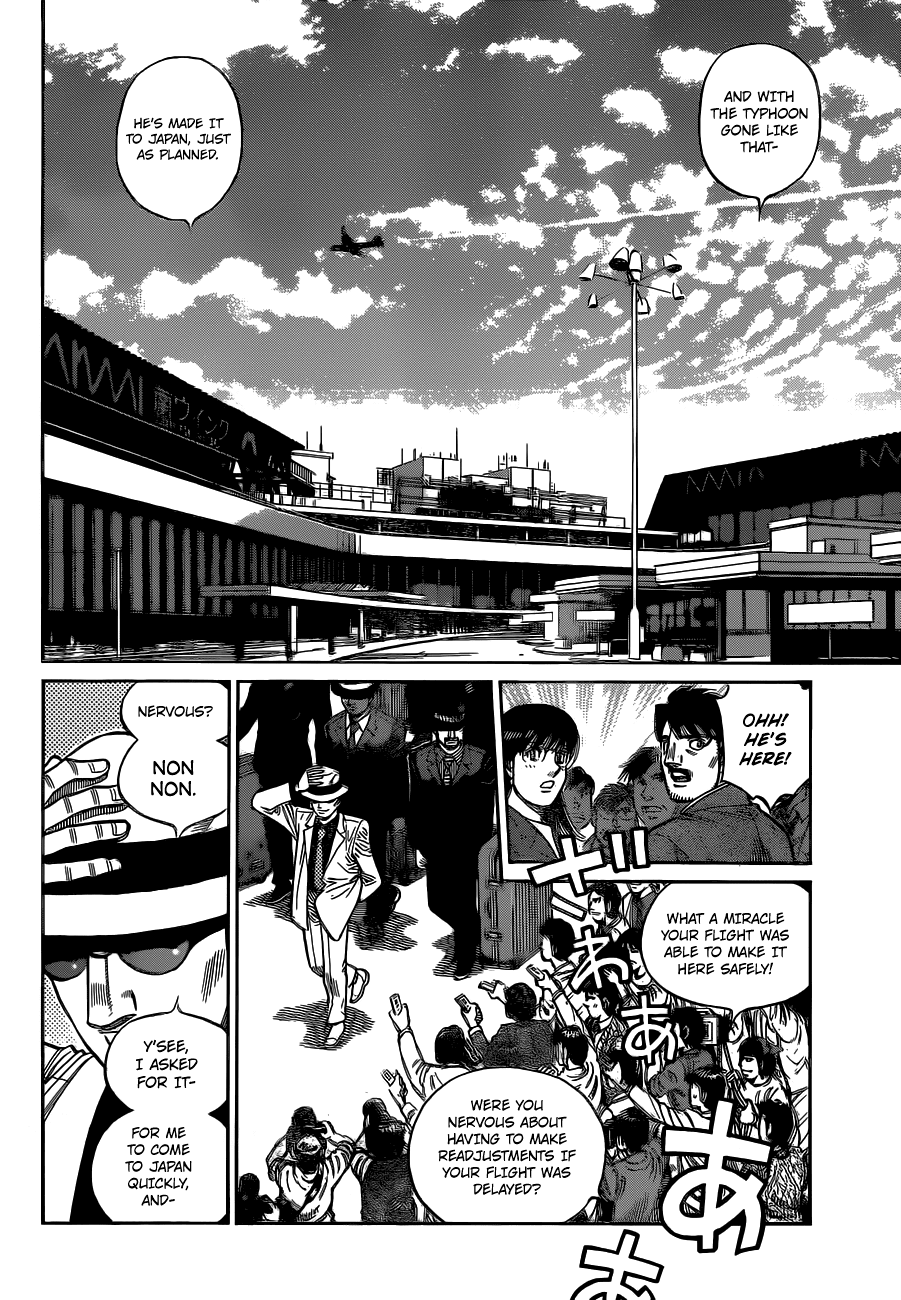 Hajime no Ippo Chapter 1325 page 5 - Chapter 1325: The Dragon Arrives in Japan