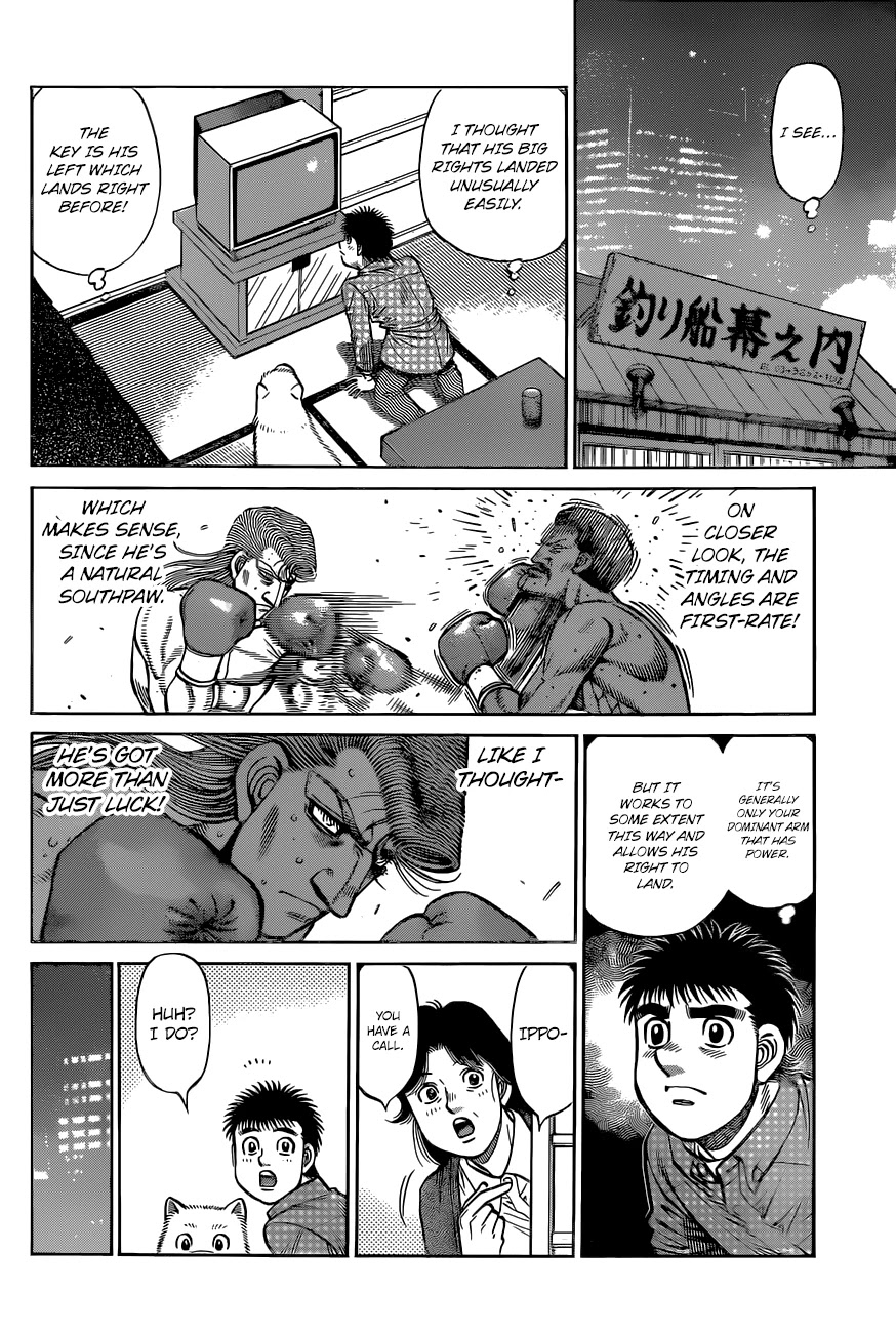 Hajime no Ippo Chapter 1328 page 16 - Chapter 1328: Can you feel the wind?