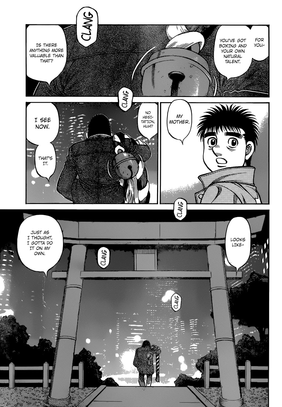 Hajime no Ippo Chapter 1329 page 14 - Chapter 1329: A Request of the Gods