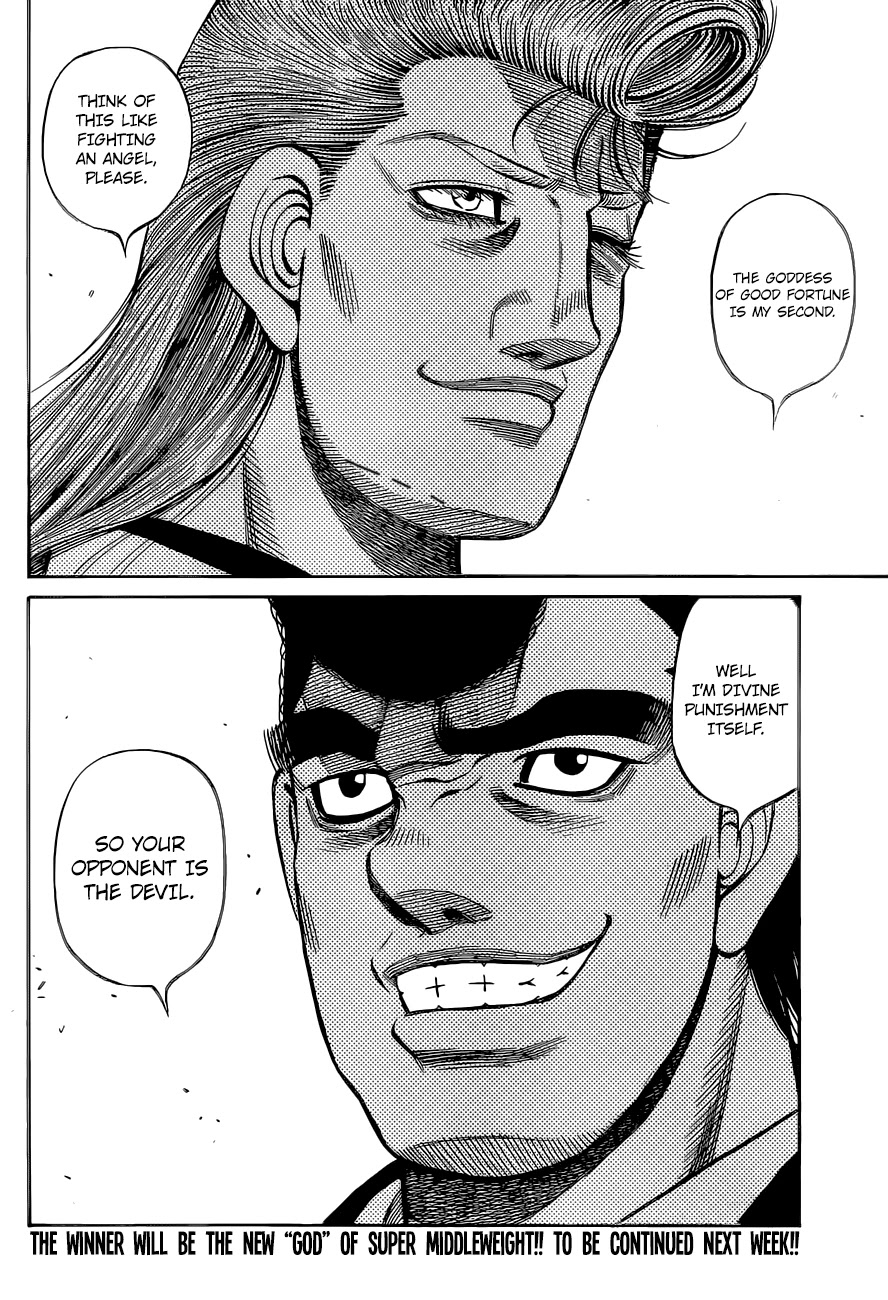 Hajime no Ippo Chapter 1329 page 18 - Chapter 1329: A Request of the Gods