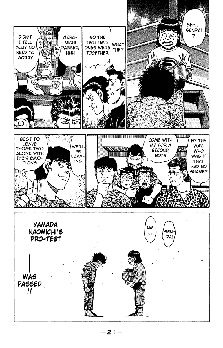 Hajime no Ippo Chapter 133.2 page 22 - Chapter 133 v2 : Go for It! Gero-michi
