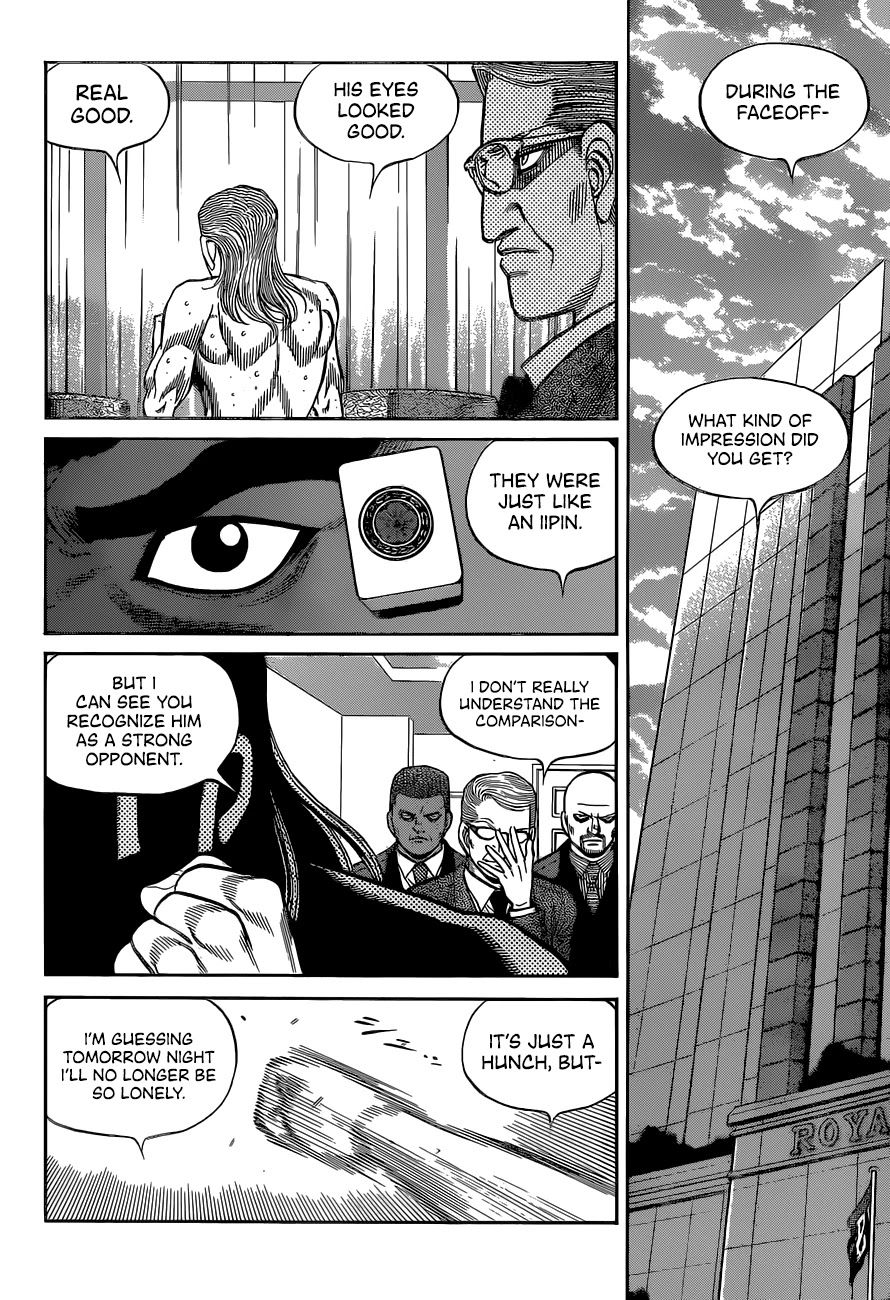 Hajime no Ippo Chapter 1330 page 10 - Chapter 1330: The Night Before the Decisive Battle