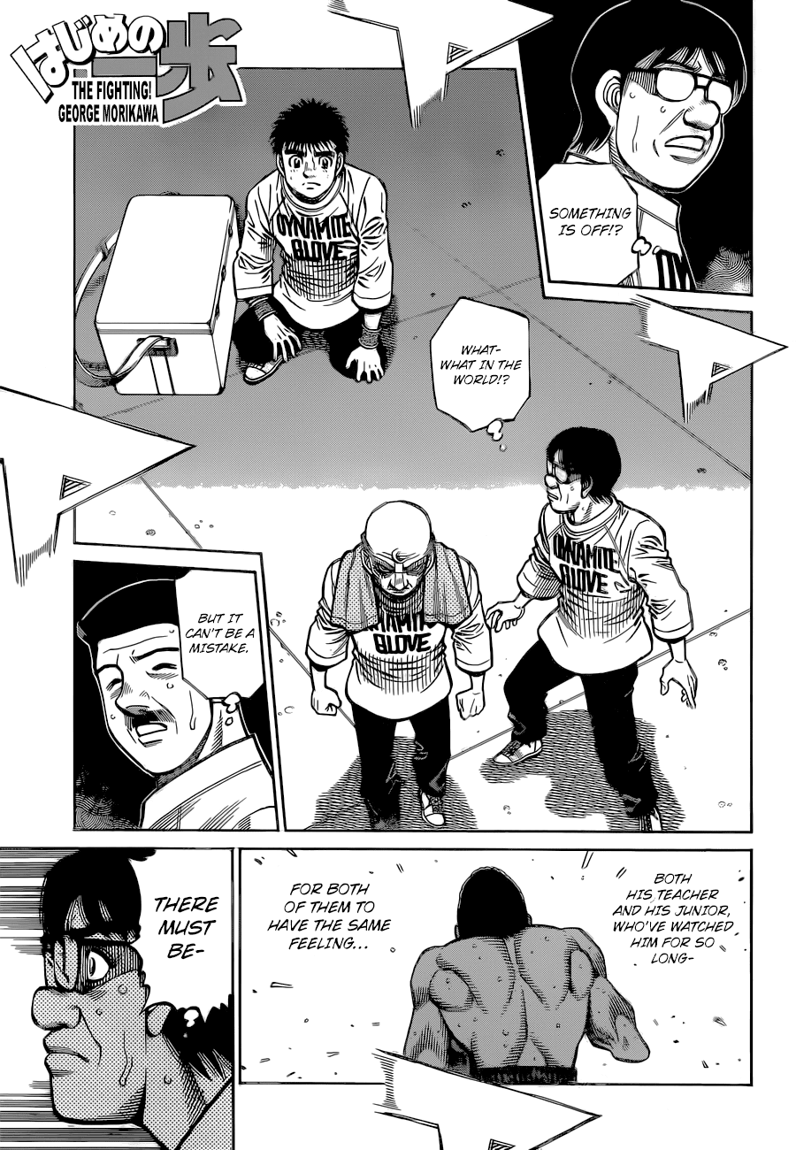 Hajime no Ippo Chapter 1338 page 1 - Chapter 1338: The Source of the Bad Feeling