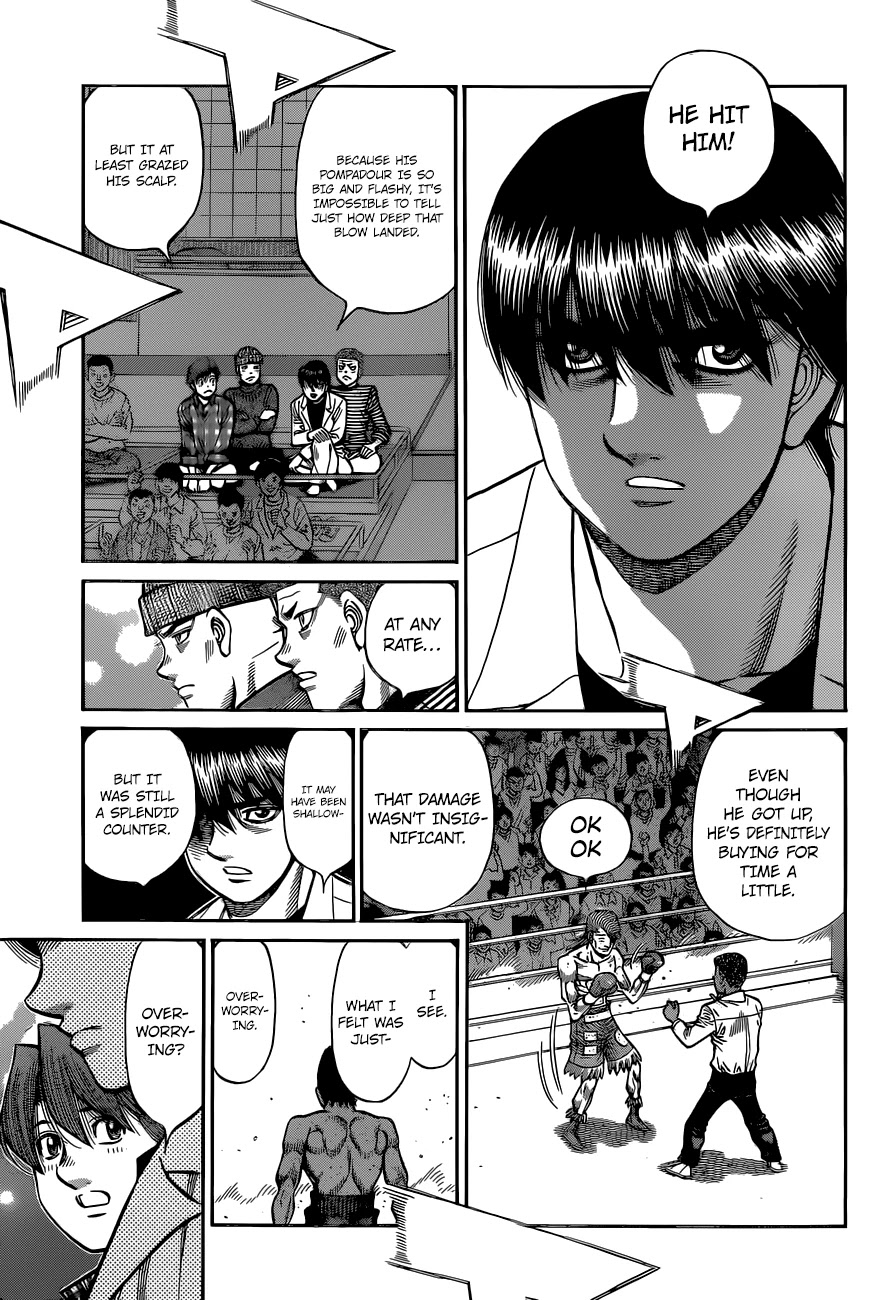 Hajime no Ippo Chapter 1339 page 15 - Chapter 1339: Overflowing
