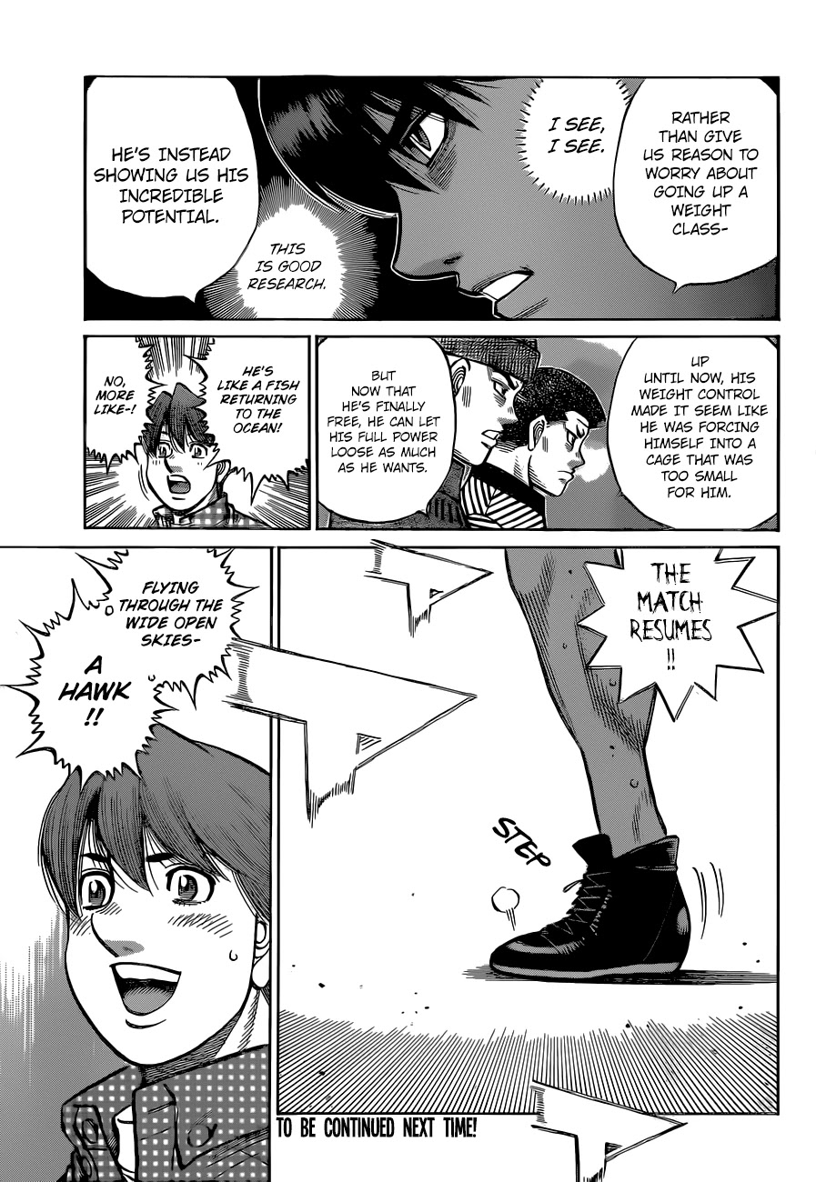 Hajime no Ippo Chapter 1339 page 17 - Chapter 1339: Overflowing