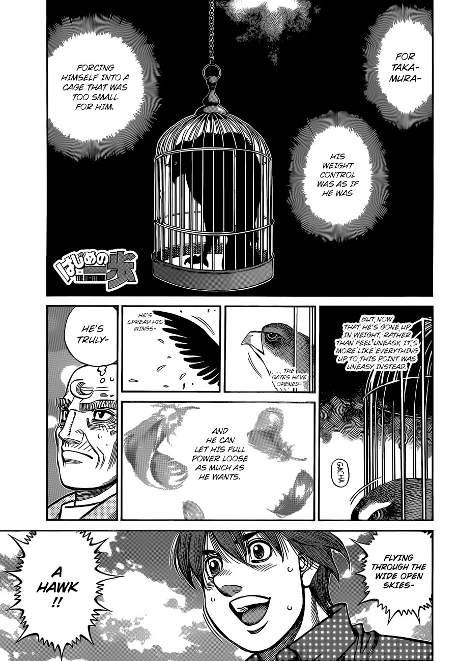 Hajime no Ippo Chapter 1340 page 1 - Chapter 1340: Round 1340: A Hawk Soaring Through The Skies