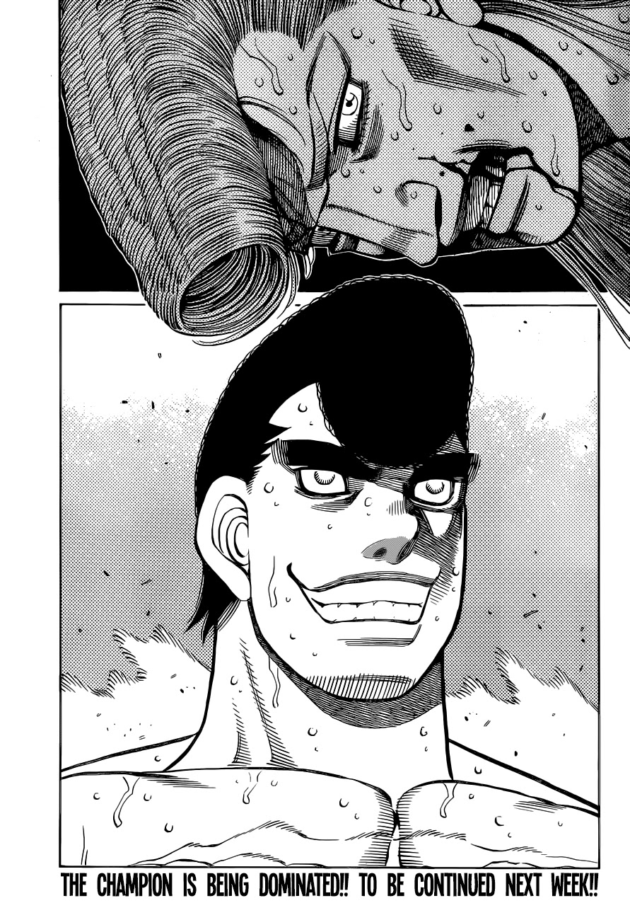 Hajime no Ippo Chapter 1340 page 12 - Chapter 1340: Round 1340: A Hawk Soaring Through The Skies
