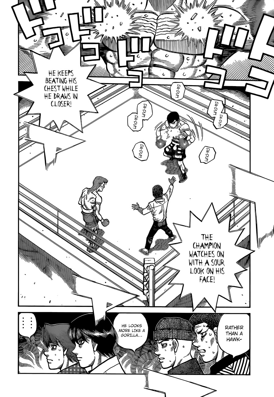 Hajime no Ippo Chapter 1340 page 4 - Chapter 1340: Round 1340: A Hawk Soaring Through The Skies