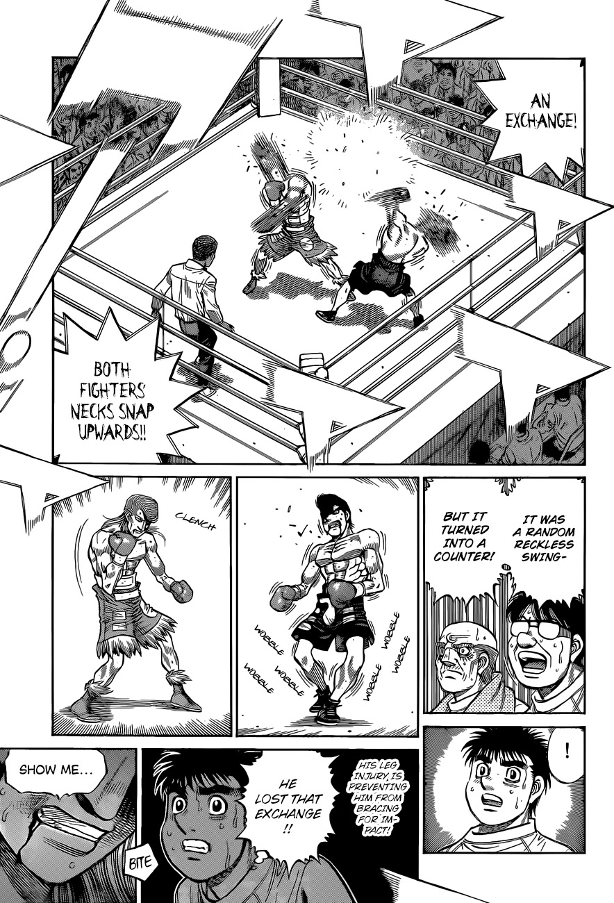 Hajime no Ippo Chapter 1343 page 14 - Chapter 1343: Round 1343: God's Divine Protection