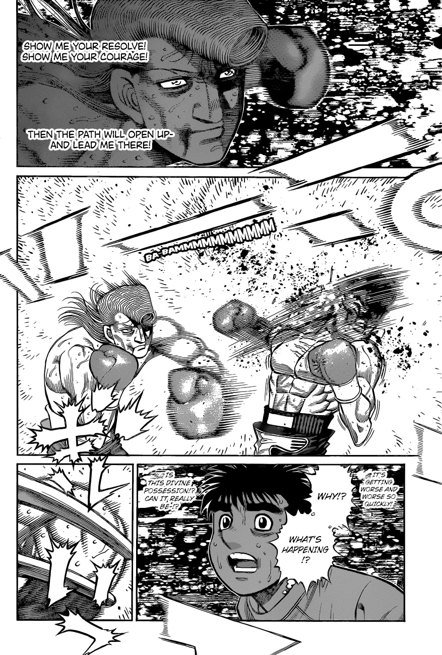 Hajime no Ippo Chapter 1343 page 15 - Chapter 1343: Round 1343: God's Divine Protection