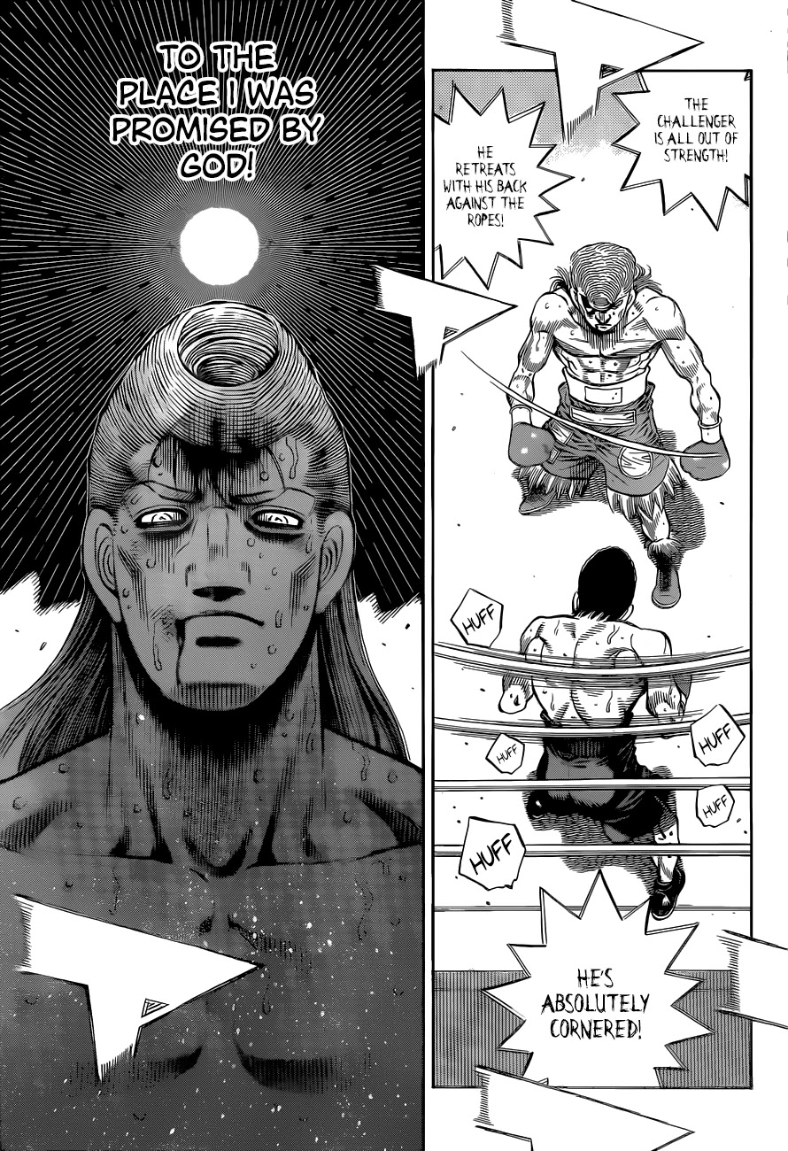 Hajime no Ippo Chapter 1343 page 16 - Chapter 1343: Round 1343: God's Divine Protection