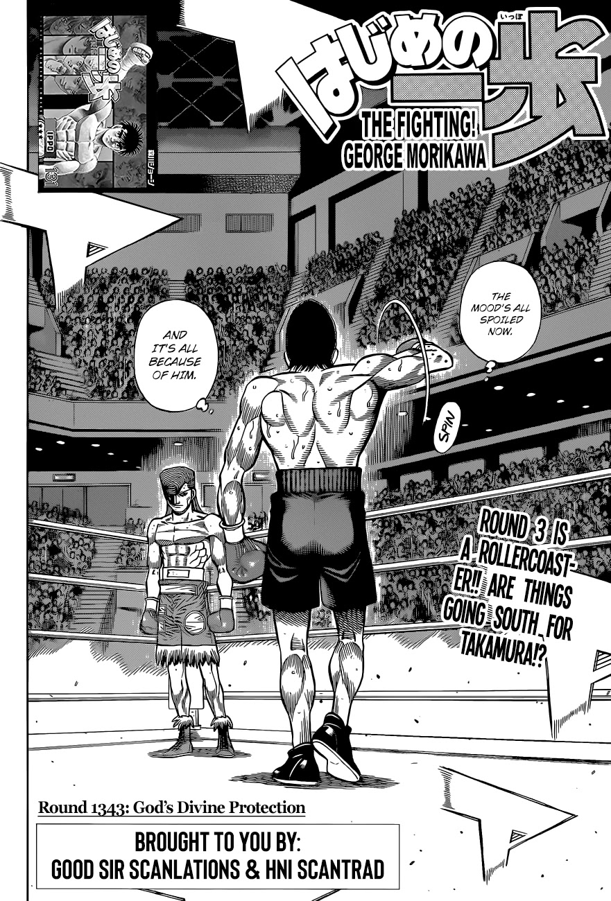 Hajime no Ippo Chapter 1343 page 3 - Chapter 1343: Round 1343: God's Divine Protection