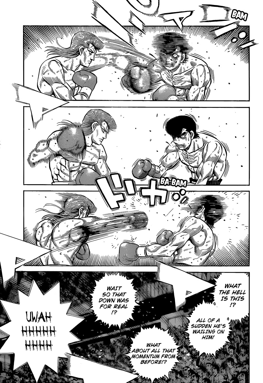 Hajime no Ippo Chapter 1343 page 9 - Chapter 1343: Round 1343: God's Divine Protection