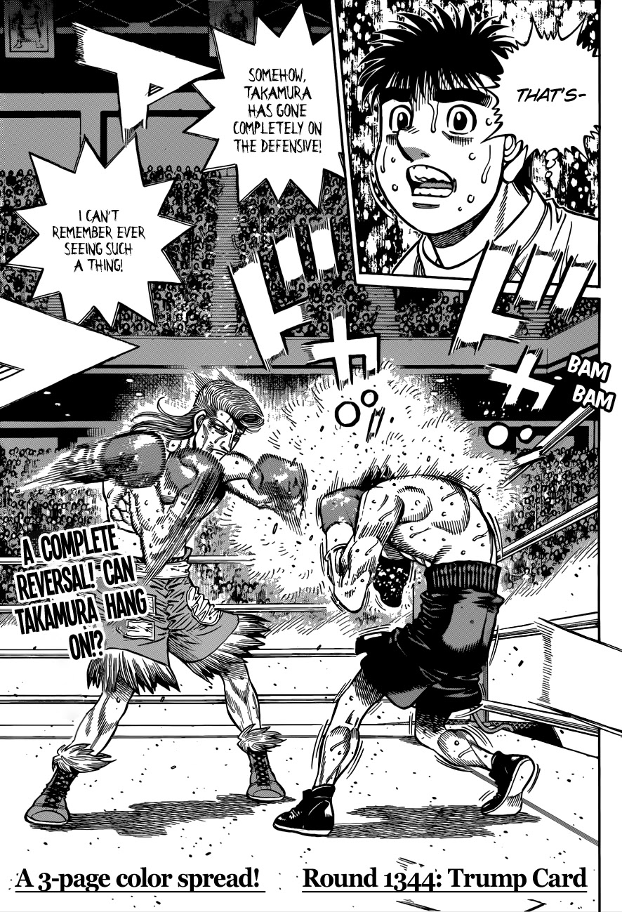 Hajime no Ippo Chapter 1344 page 5 - Chapter 1344: Round 1344: Trump Card