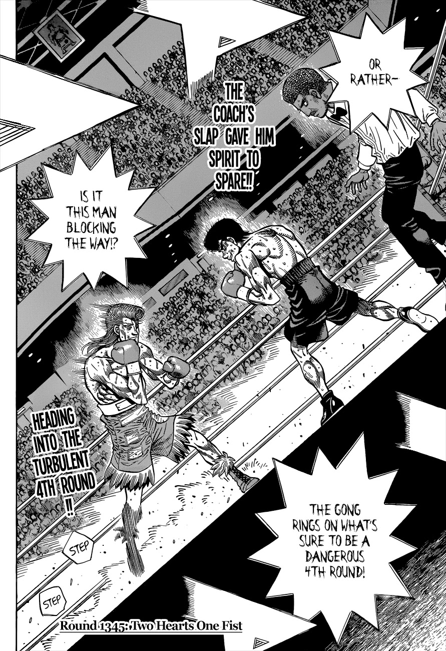 Hajime no Ippo Chapter 1345 page 3 - Chapter 1345: Round 1345: Two Hearts, One Fist