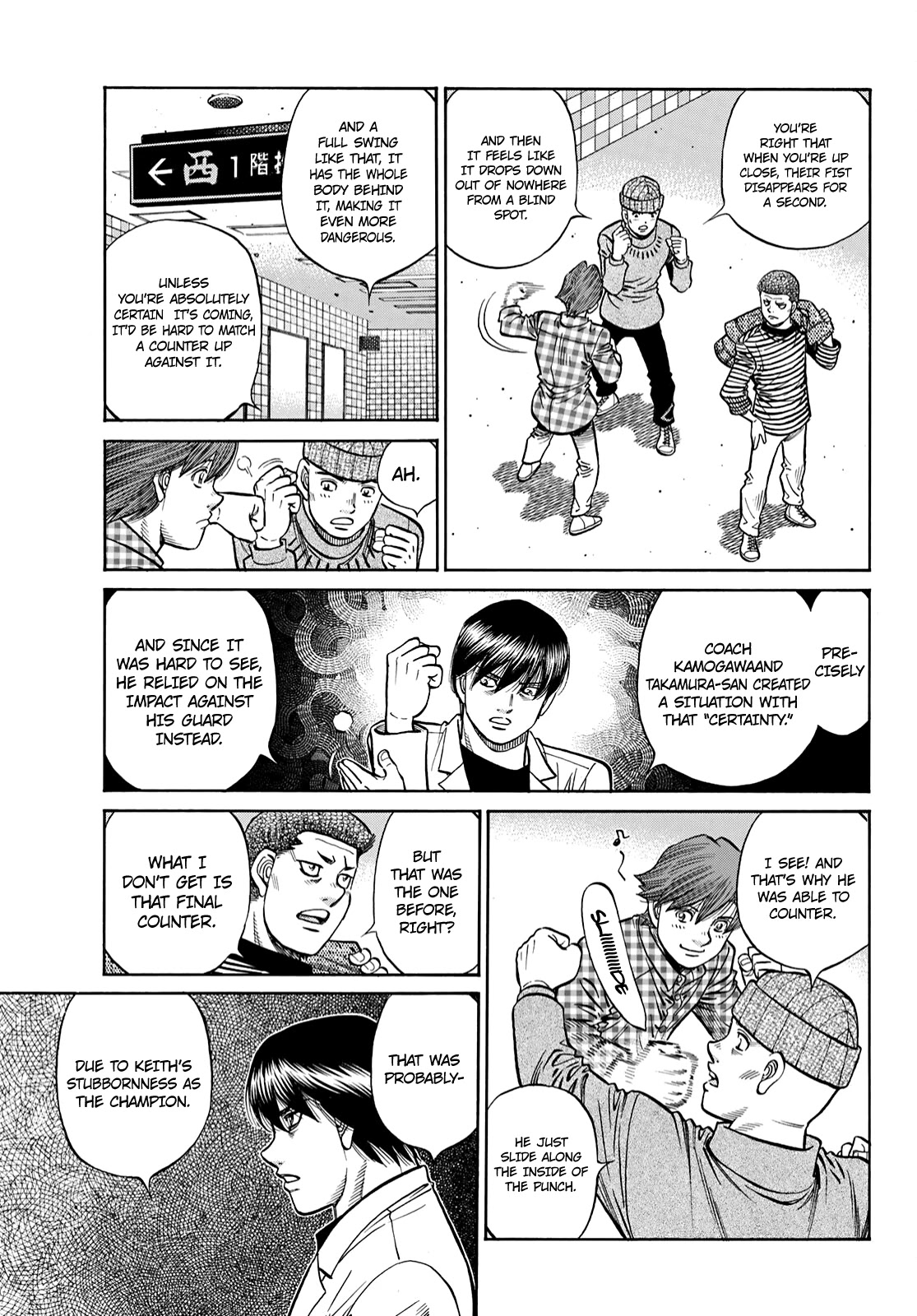 Hajime no Ippo Chapter 1348 page 7 - Chapter 1348: The Secret Behind the Left Swing