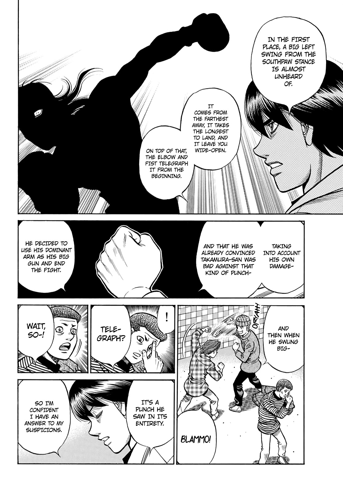 Hajime no Ippo Chapter 1348 page 8 - Chapter 1348: The Secret Behind the Left Swing
