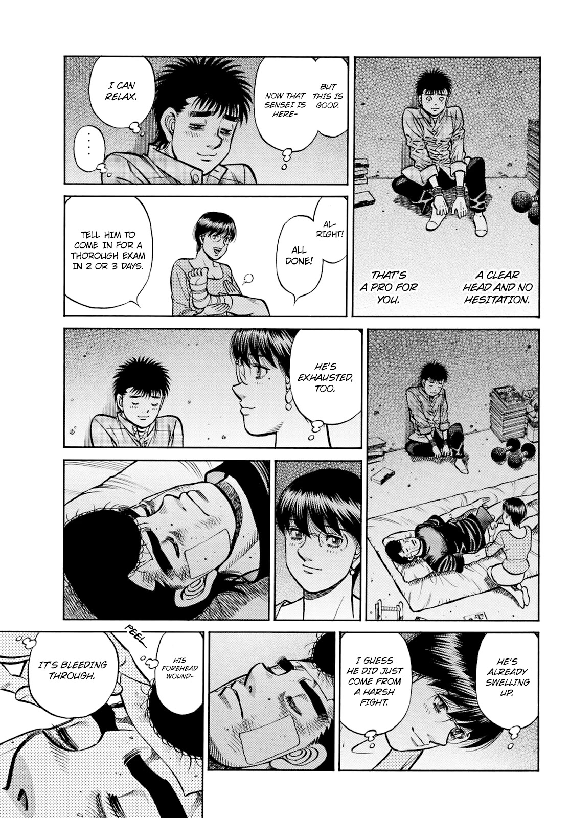 Hajime no Ippo Chapter 1349 page 14 - Chapter 1349: After the Fierce Battle