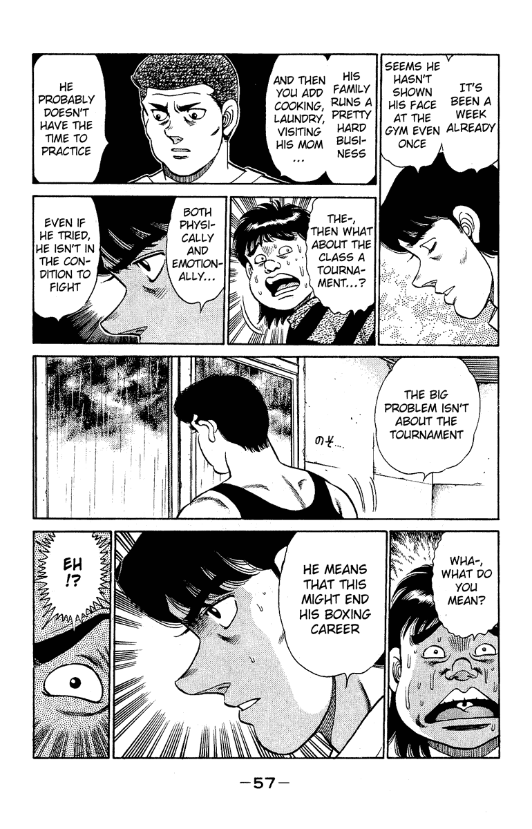 Hajime no Ippo Chapter 135.2 page 15 - Chapter 135 v2 : I'm Sorry